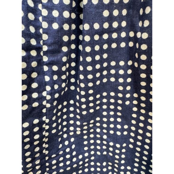 Gap Strapless A-Line Dress Size 0 Navy White Polka Dots Hip - Picture 8 of 10